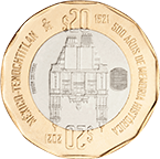 Moneda conmemorativa 20 pesos