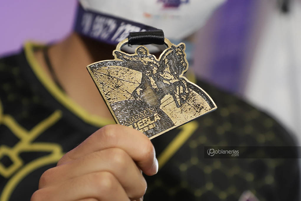 Medalla Maratón de Puebla 2021