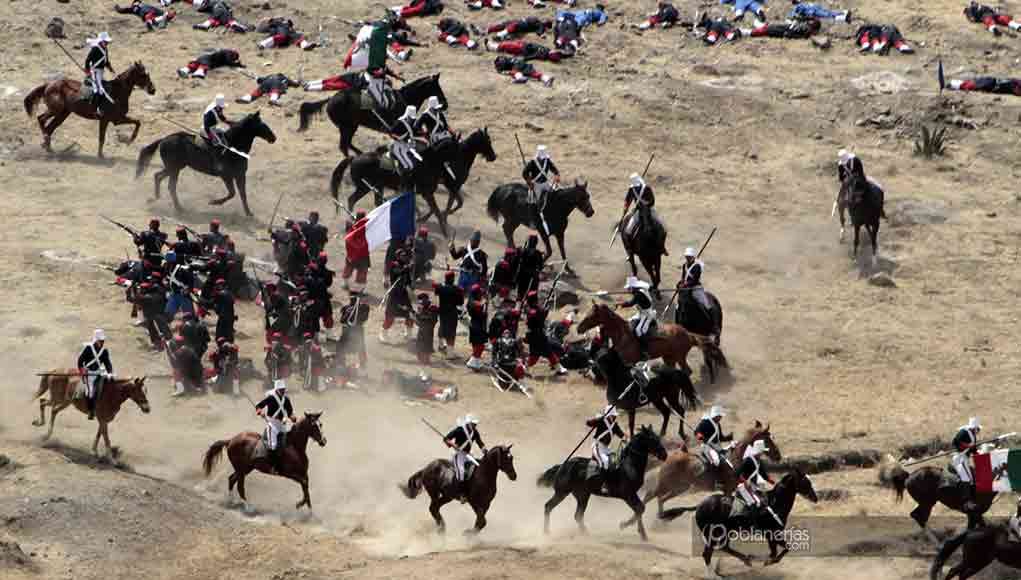 Batalla de Puebla desfile del 5 de mayo