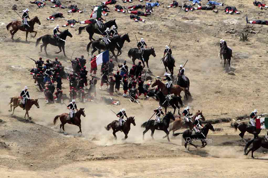 Batalla de Puebla desfile del 5 de mayo