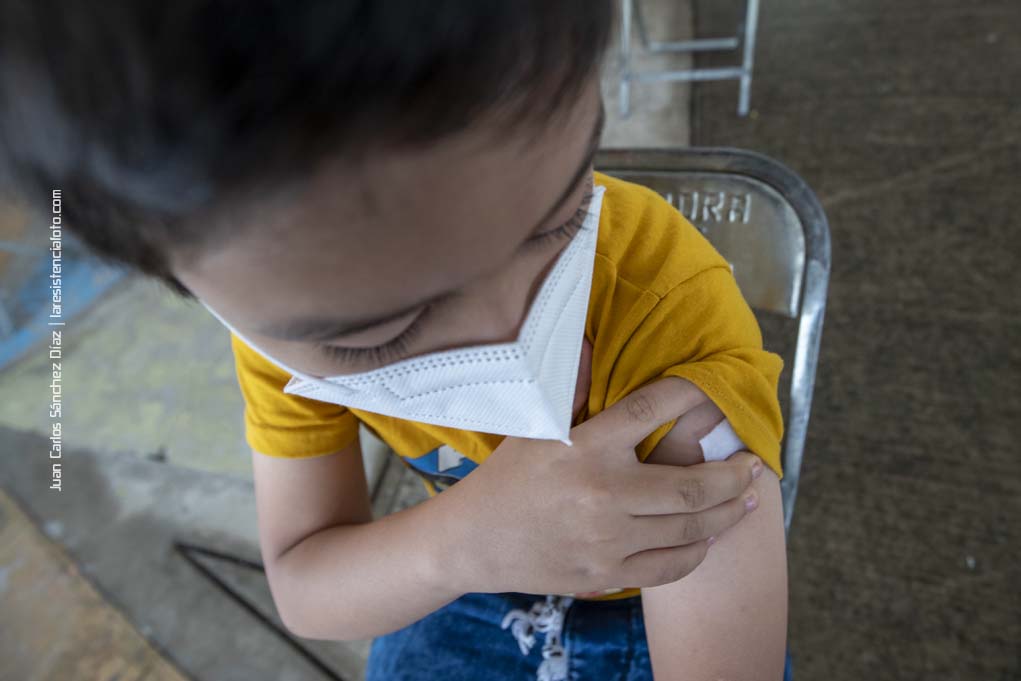 vacunación de niños en Puebla