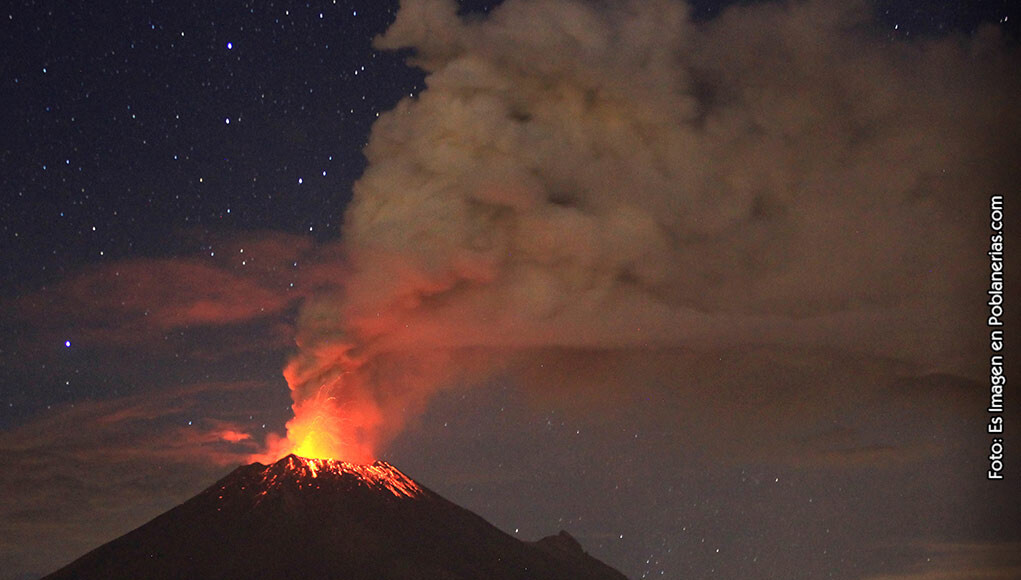 Cuál sería el daño en caso de erupción con lava del Popocatépetl